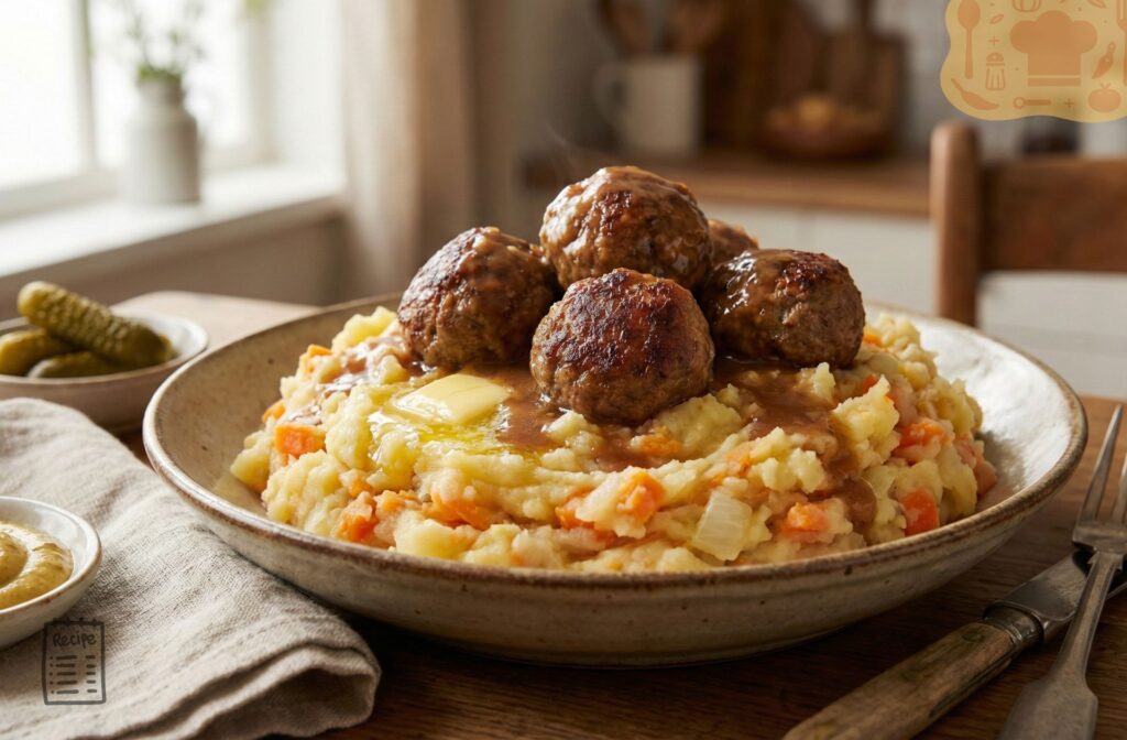 Hutspot met gehaktballen